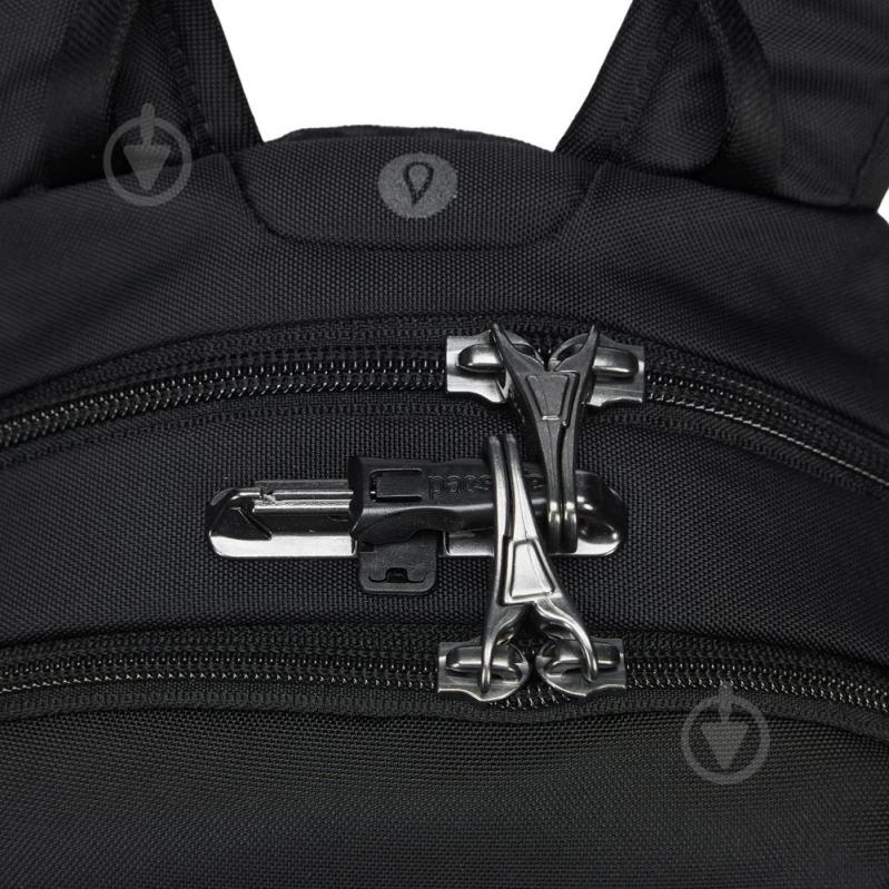 Рюкзак Pacsafe "антикрадій" V 12 л Tech Backpack чорний - фото 4