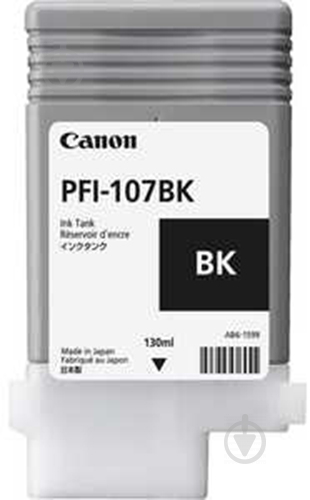 Картридж Canon PFI-107 (130 ml) black - фото 1