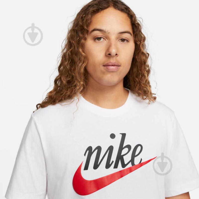 Футболка Nike M NSW TEE FUTURA 2 DZ3279-100 р.XL белый - фото 3