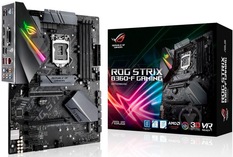 Материнская плата Asus ROG STRIX B360-F GAMING (Socket 1151, Intel B360, ATX) - фото 9