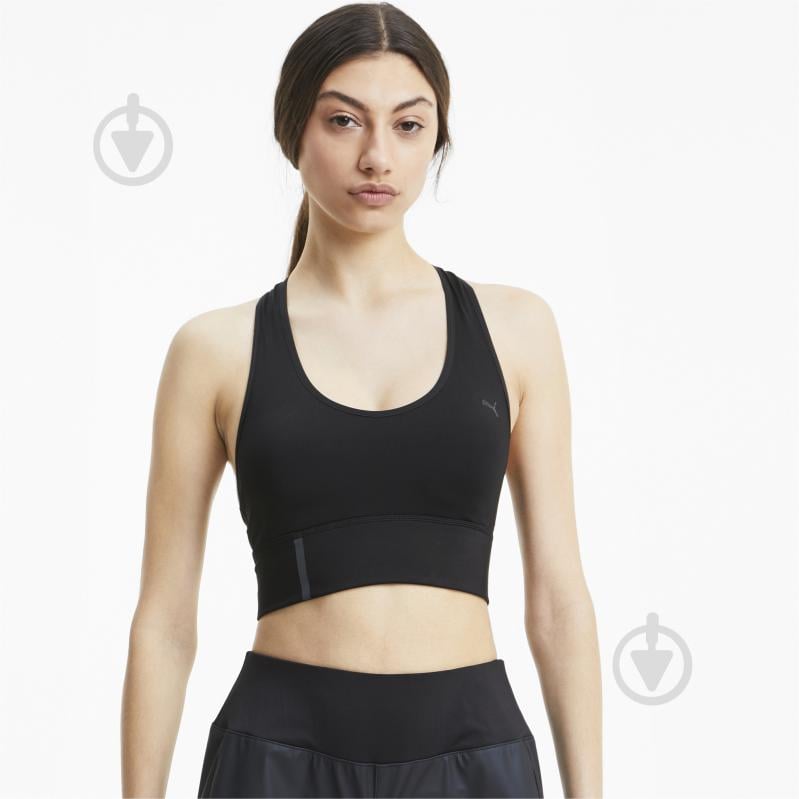 Бра Puma Mid Impact Long Line Bra 51946901 S черный - фото 3 Бра Puma Mid Impact Long Line Bra 51946901 S черный - фото 3