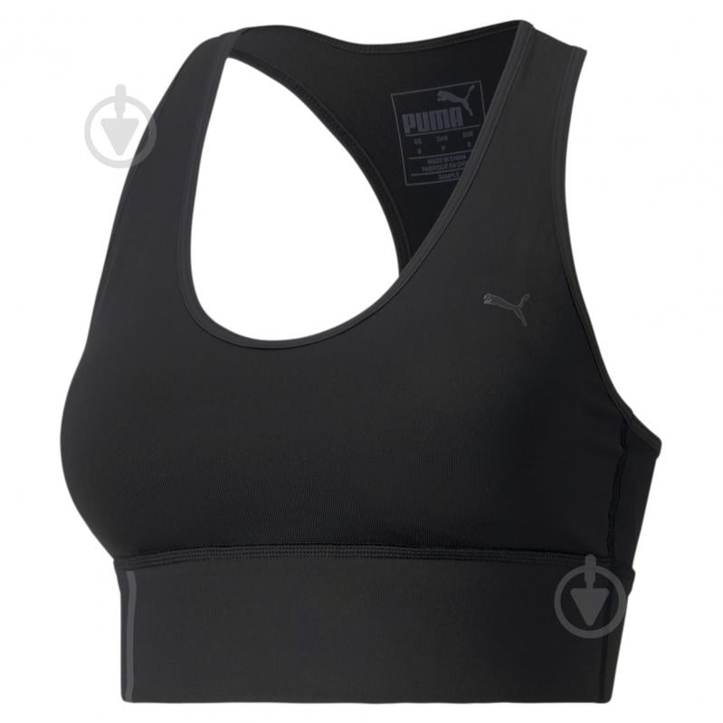 Бра Puma Mid Impact Long Line Bra 51946901 S черный - фото 1 Бра Puma Mid Impact Long Line Bra 51946901 S черный - фото 1