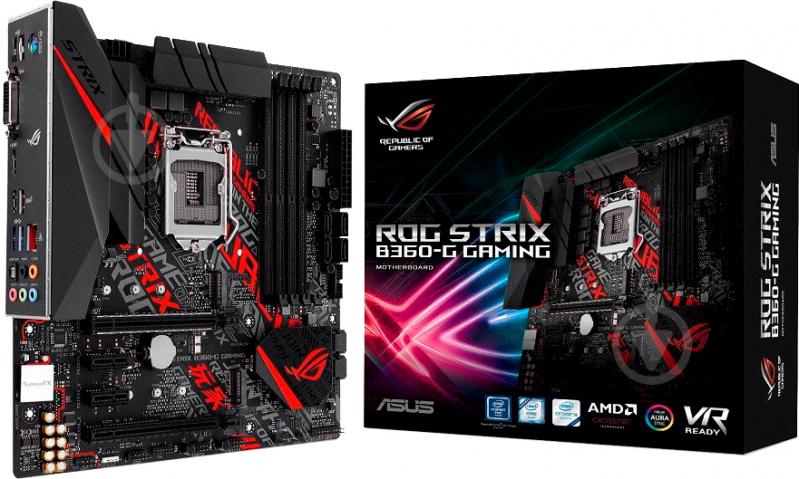 Материнська плата Asus STRIX B360-G GAMING (Socket 1151, Intel B360, mirco ATX) - фото 7