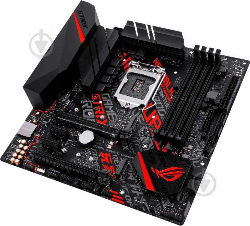 Материнська плата Asus STRIX B360-G GAMING (Socket 1151, Intel B360, mirco ATX) - фото 4