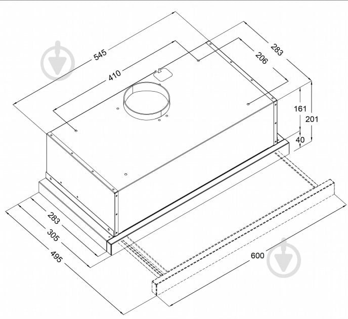 Вытяжка Borgio TLF (TR) 60 white - фото 6 Вытяжка Borgio TLF (TR) 60 white - фото 6