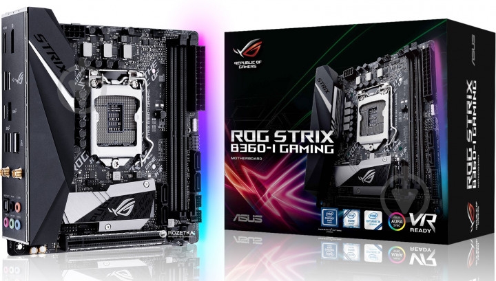 Материнская плата Asus ROG STRIX B360-I GAMING (Socket 1151, Intel B360, mini ITX) - фото 5