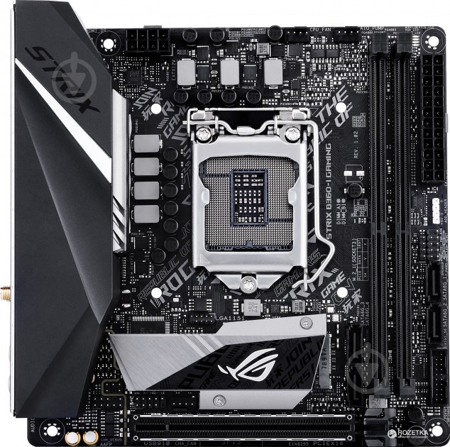 Материнская плата Asus ROG STRIX B360-I GAMING (Socket 1151, Intel B360, mini ITX) - фото 1