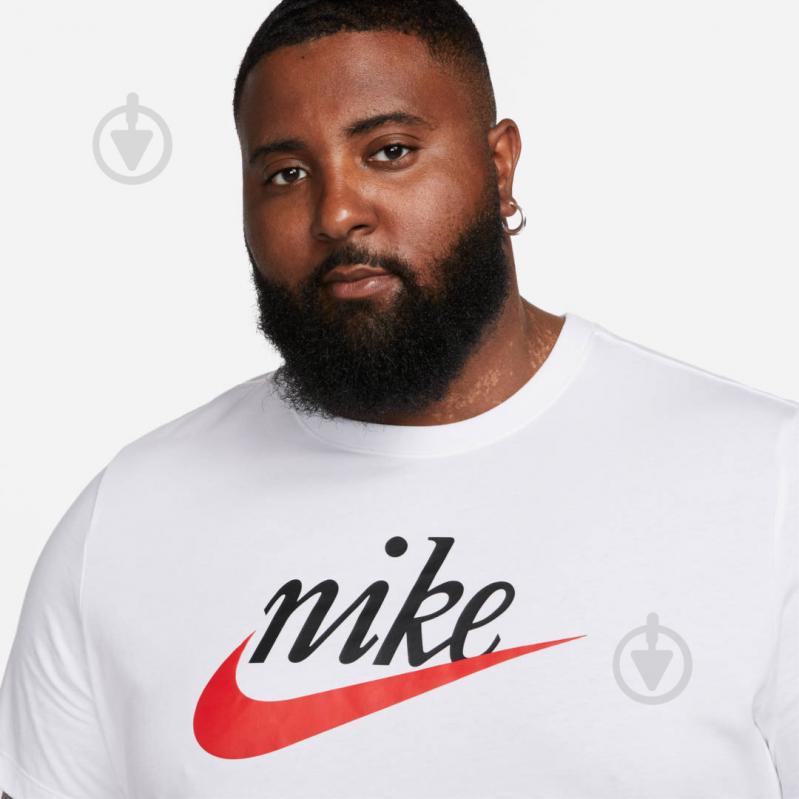 Футболка Nike M NSW TEE FUTURA 2 DZ3279-100 р.2XL белый - фото 7