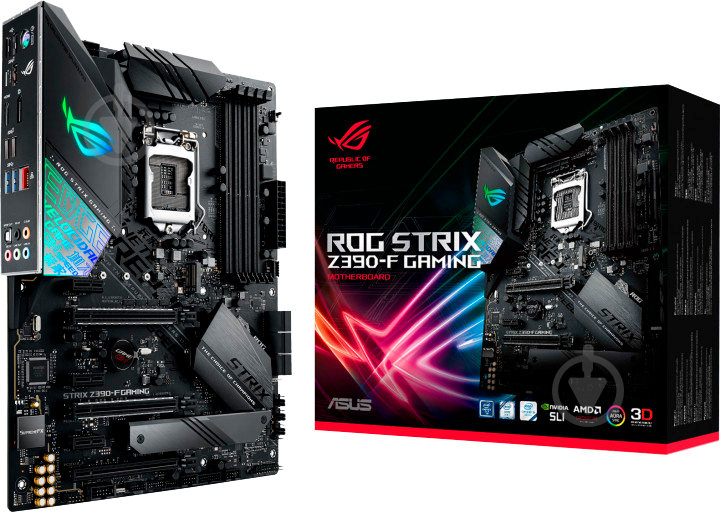 Материнська плата Asus ROG STRIX Z390-F GAMING (Socket 1151, Intel Z390, ATX) - фото 7