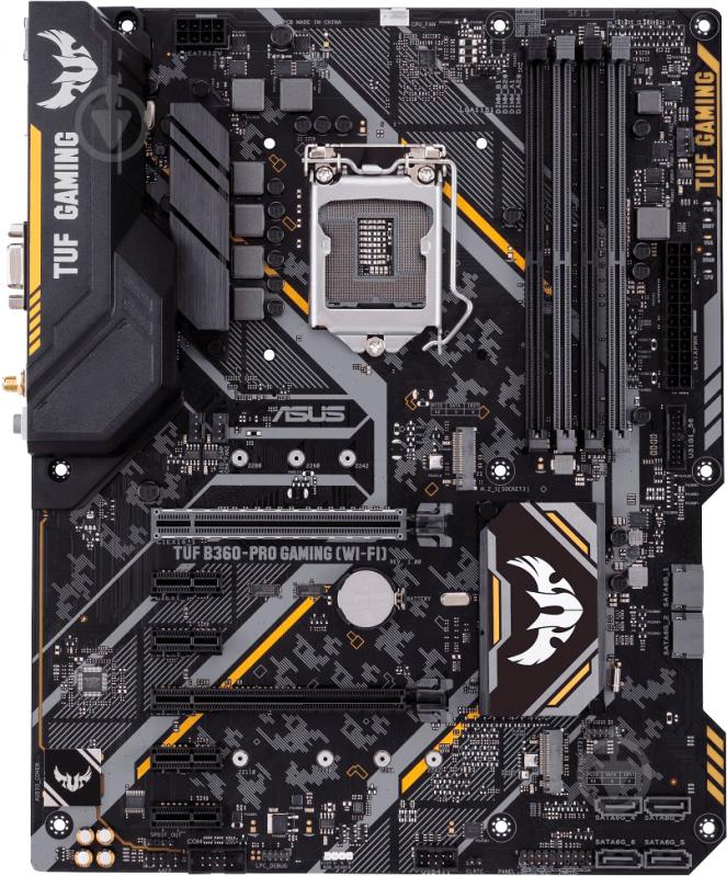 Материнская плата Asus TUF B360-PRO GAMING (WI-FI) (Socket 1151, Intel B360, ATX) - фото 2