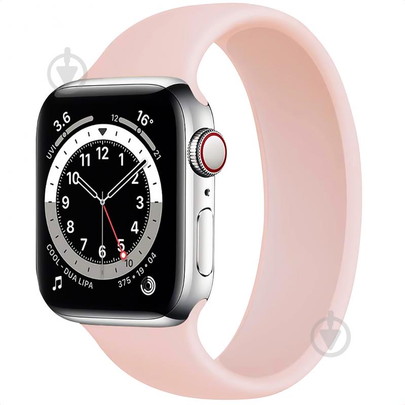 Ремінець Promate Loop-40XL для Apple Watch 38-40 мм 1/2/3/4/5/6/7/SE pink loop-40xl.pink - фото 1