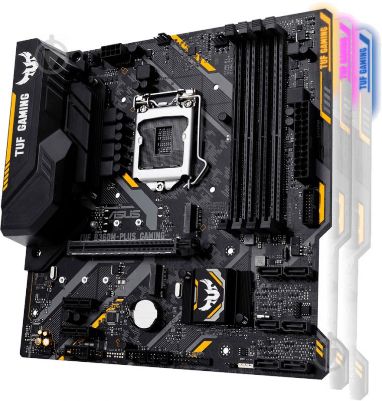 Материнська плата Asus TUF B360M-PLUS GAMING (Socket 1151, Intel B360, mirco ATX) - фото 9