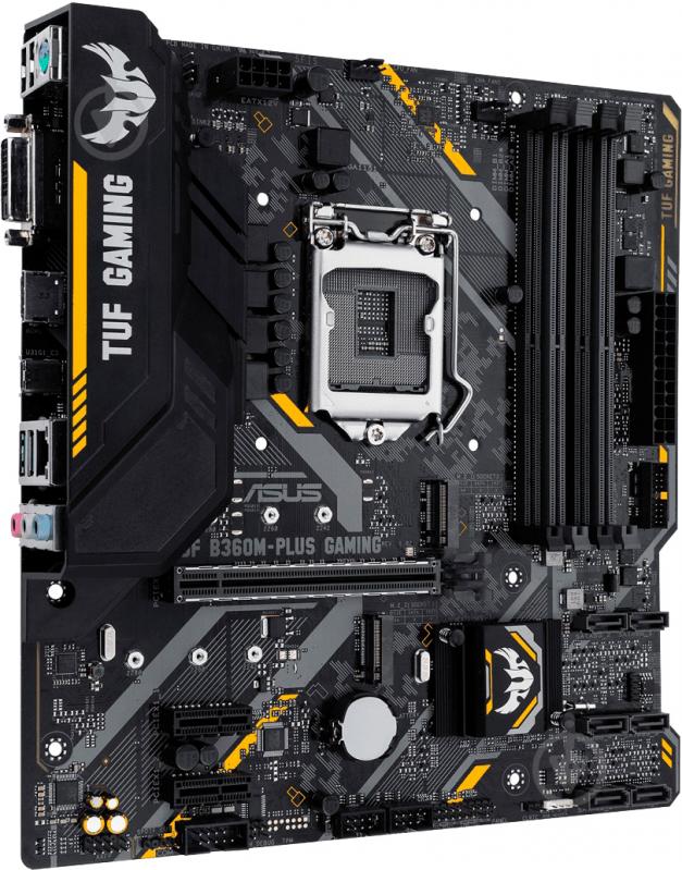 Материнская плата Asus TUF B360M-PLUS GAMING (Socket 1151, Intel B360, mirco ATX) - фото 3