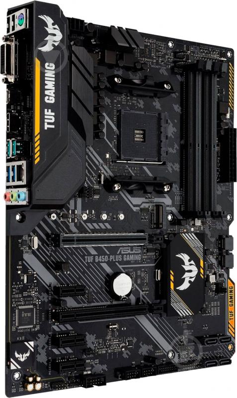 Материнская плата Asus TUF B450-PLUS GAMING (Socket AM4, AMD B450, mini ATX) - фото 3