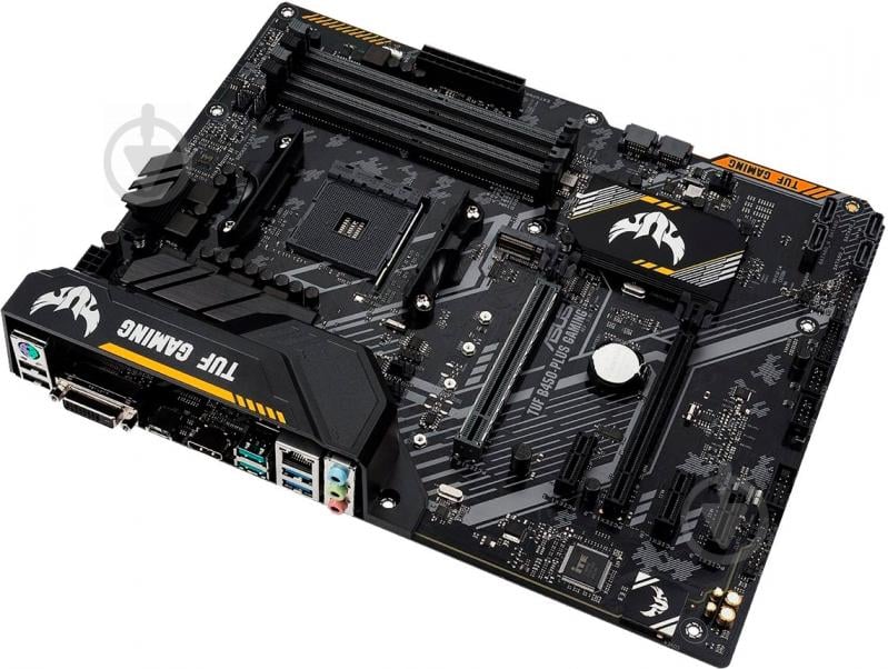 Материнская плата Asus TUF B450-PLUS GAMING (Socket AM4, AMD B450, mini ATX) - фото 4