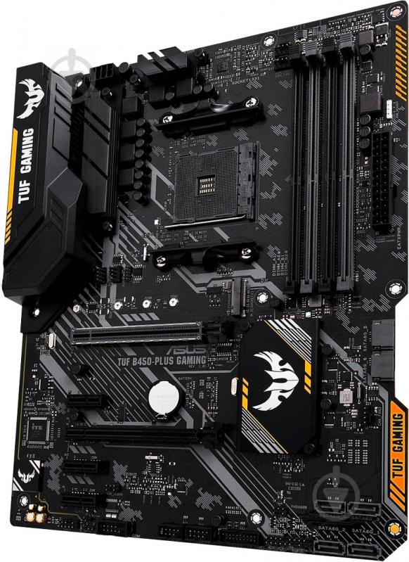 Материнская плата Asus TUF B450-PLUS GAMING (Socket AM4, AMD B450, mini ATX) - фото 5