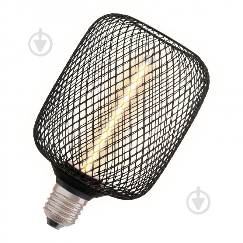 Лампа світлодіодна Osram DECOR LED STRAW FILAMENT SQUARE 100 BLACK DIM 3,5 Вт E27 1800 К 220 В FIL SQ-I BK - фото 3