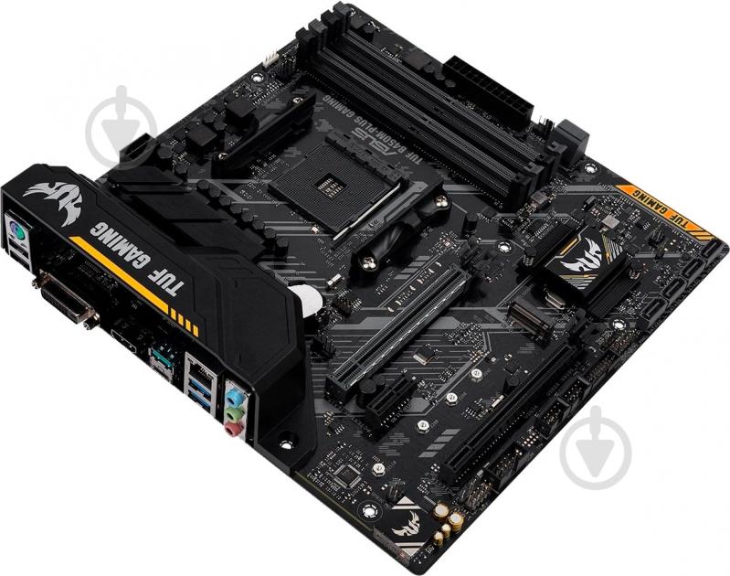 Материнська плата Asus TUF B450M-PLUS GAMING (Socket AM4, AMD B450, mirco ATX) - фото 6 Материнська плата Asus TUF B450M-PLUS GAMING (Socket AM4, AMD B450, mirco ATX) - фото 6