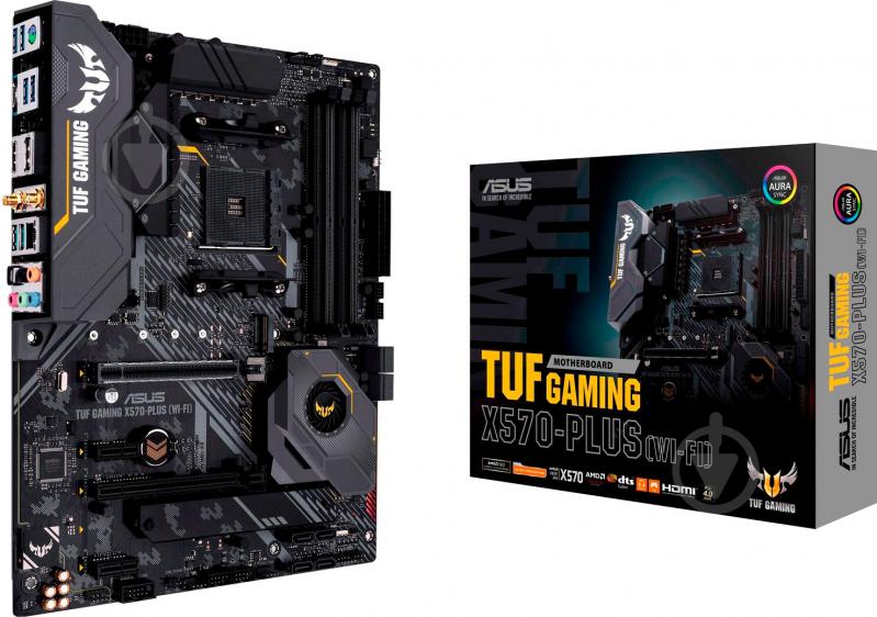 Материнская плата Asus TUF Z390-PLUS GAMING (WI-FI) (Socket 1151, Intel Z390, ATX) - фото 1