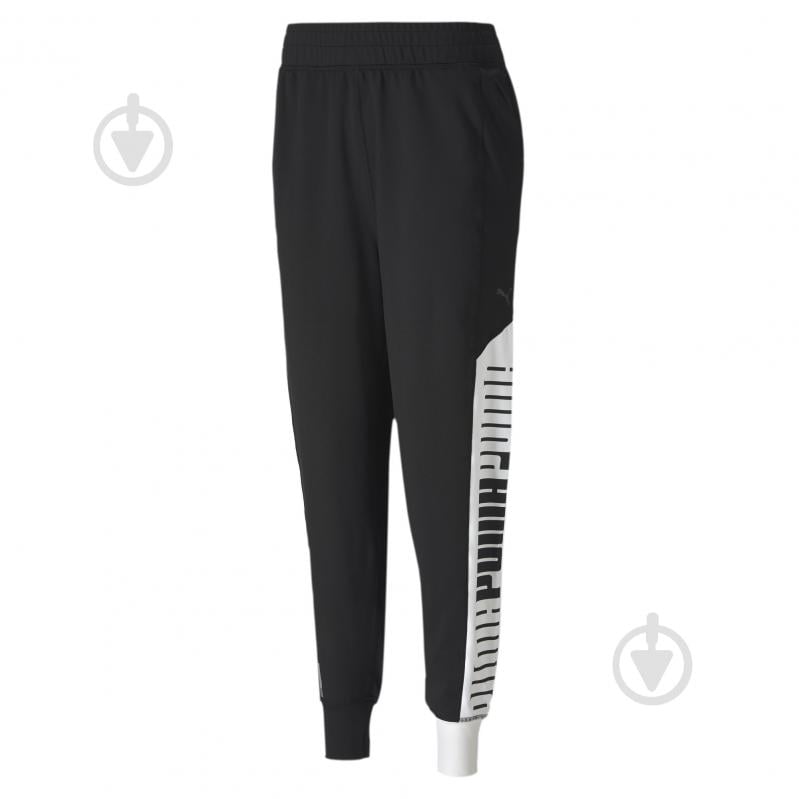 Штани Puma Train Stretch KNT Track Pant 51948801 р. XS чорний-білий - фото 2