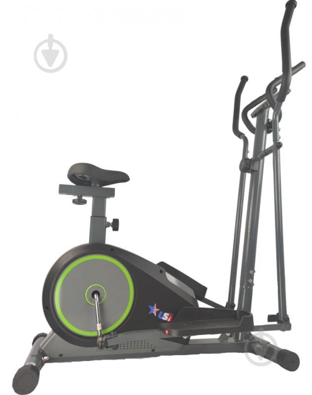 Орбитрек магнитный USA Style US3575black с сиденьем - фото 1