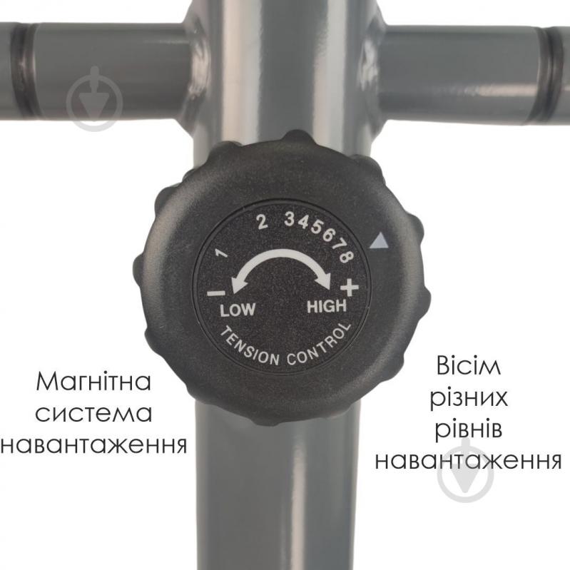 Орбитрек магнитный USA Style US3575black с сиденьем - фото 6