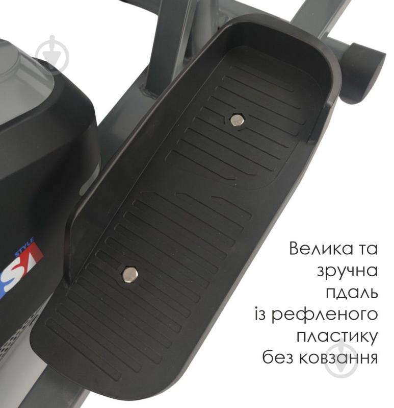 Орбитрек магнитный USA Style US3575black с сиденьем - фото 5