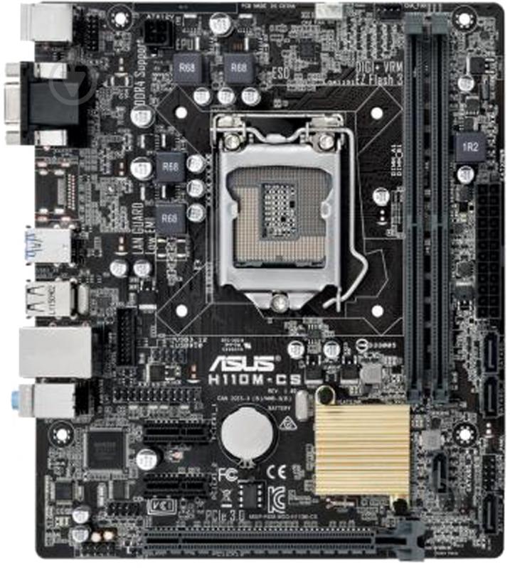 Материнская плата Asus H110M-CS (Socket 1151, Intel H110, mirco ATX) - фото 2