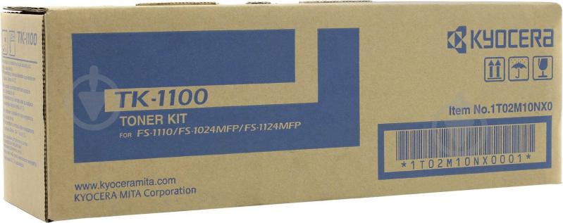 Тонер-картридж Kyocera TK-1100 2.1K black - фото 1 Тонер-картридж Kyocera TK-1100 2.1K black - фото 1