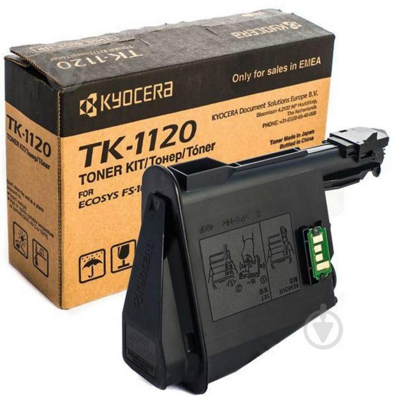 Тонер-картридж Kyocera TK-1120 3K black - фото 1