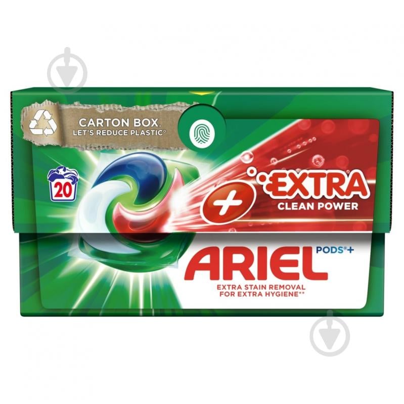 Капсули для машинного прання Ariel PODS+ Extra clean 20 шт. - фото 2