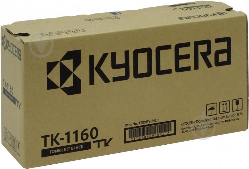 Тонер-картридж Kyocera TK-1160 7.2K black - фото 1 Тонер-картридж Kyocera TK-1160 7.2K black - фото 1