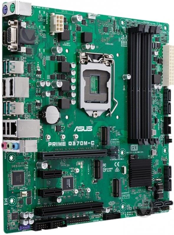 Материнская плата Asus PRIME_Q370M-C (Socket 1151, Intel Q370, mirco ATX) - фото 1