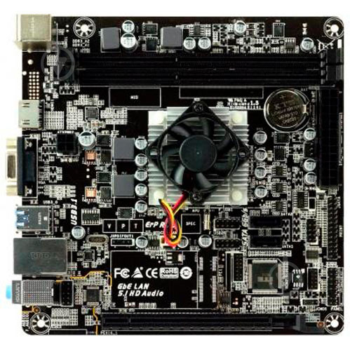 Материнська плата Biostar A68N-5600E (Integrated CPU, SoC, mini ITX) - фото 1