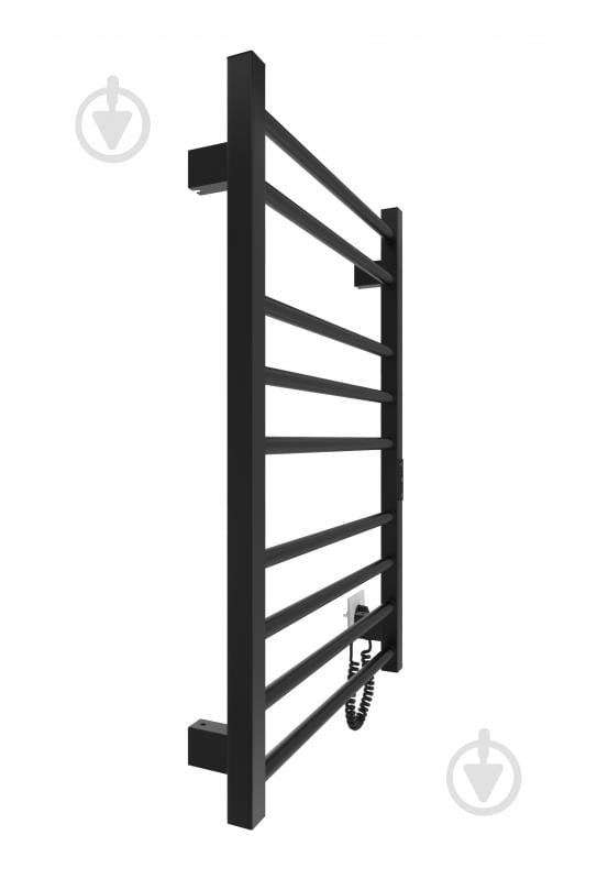 Рушникосушарка електрична ScandiSPA Linea 770х530 ЧМ чорний мат - фото 3