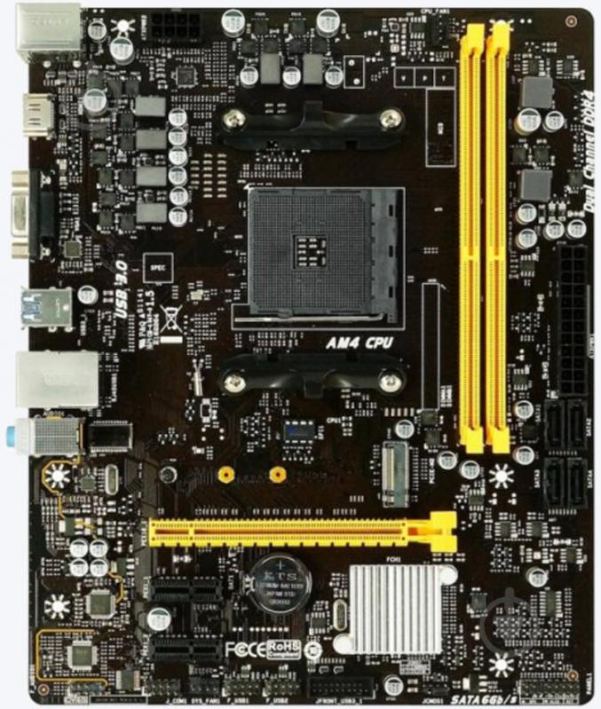 Материнська плата Biostar B450MH (Socket AM4, AMD B450, mirco ATX) - фото 1