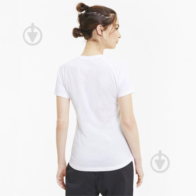 Футболка Puma Train Logo Raglan Tee 51949403 р.L белый - фото 4
