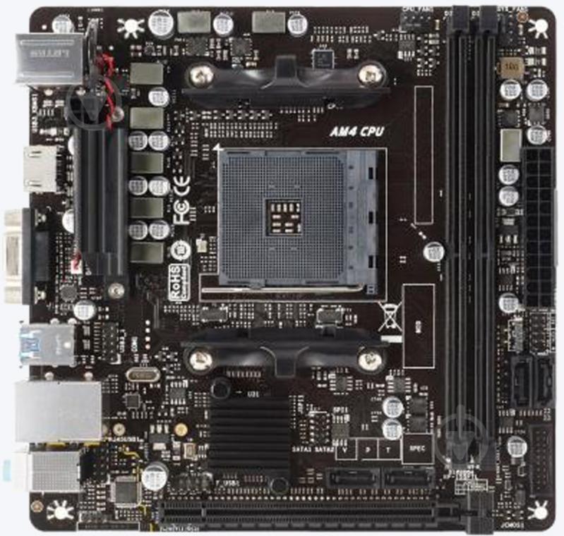 Материнська плата Biostar X470NH (Socket AM4, AMD X470, mini ITX) - фото 1