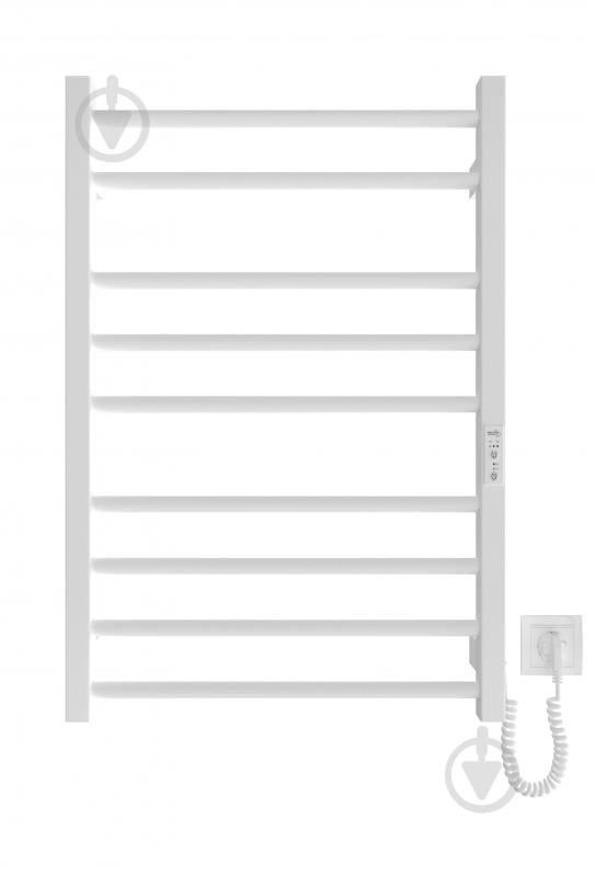 Полотенцесушитель электрический ScandiSPA Linea 770х530 ЧМ белый мат - фото 2