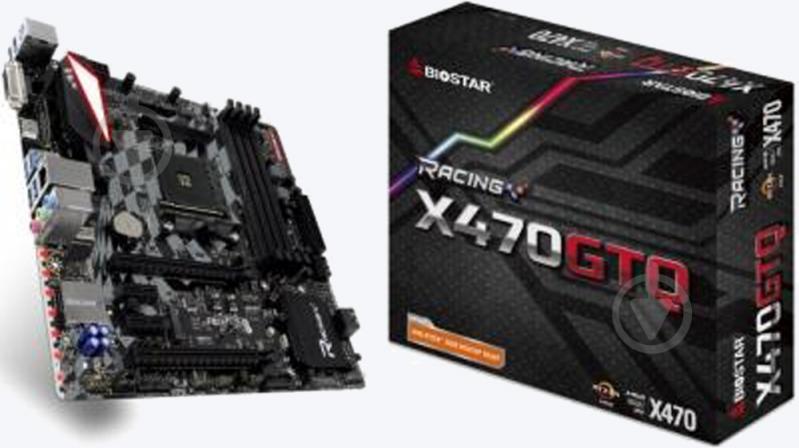 Материнська плата Biostar X470GTQ (Socket AM4, AMD X470, mirco ATX) - фото 4