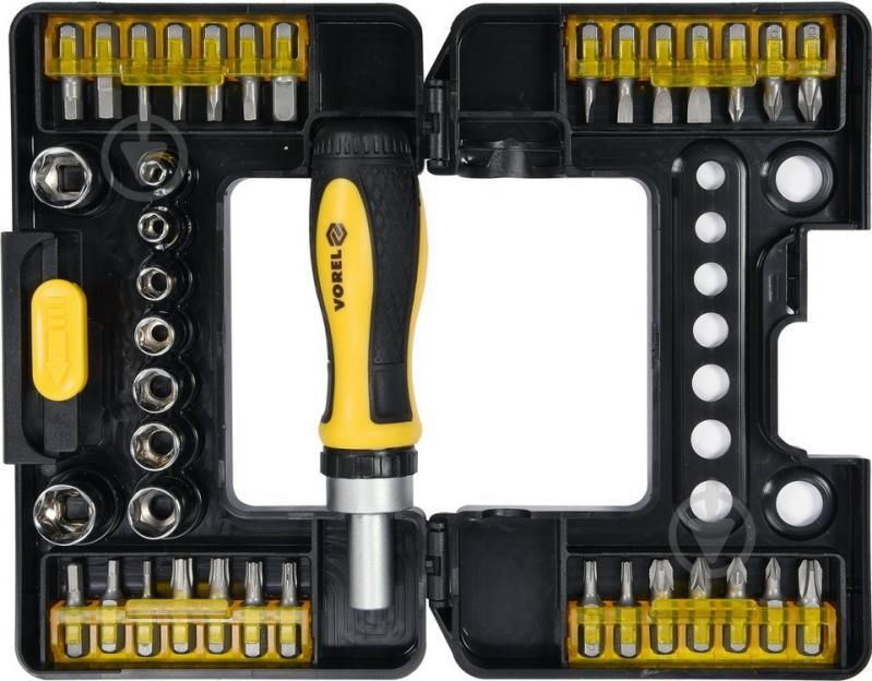 Набор бит и отвертка Vorel 65023 - фото 1 Набор бит и отвертка Vorel 65023 - фото 1
