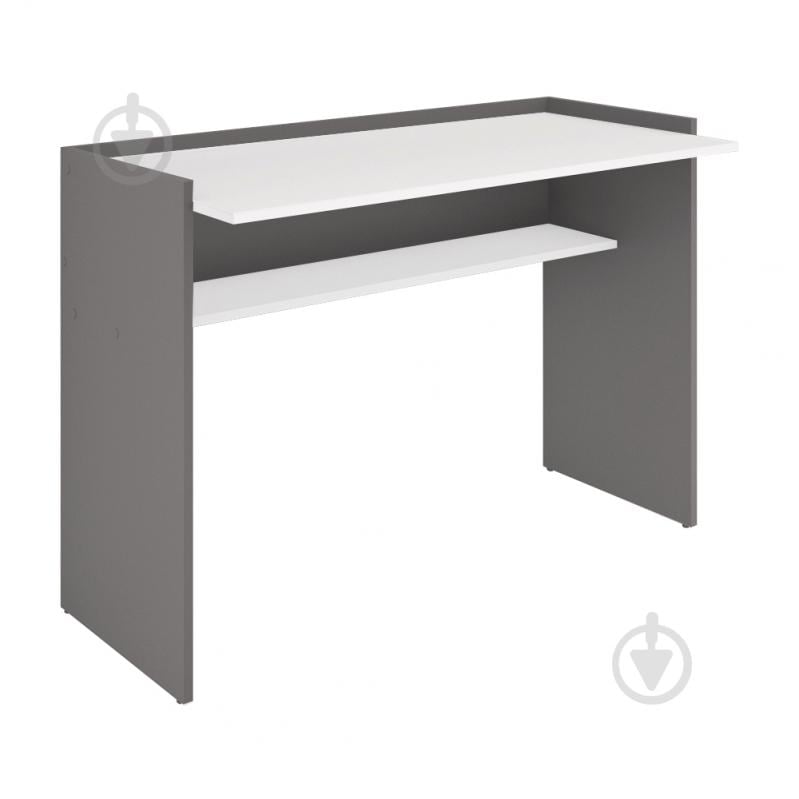 Стол компьютерный ROKO Оскар белый/серый - фото 1 Стол компьютерный ROKO Оскар белый/серый - фото 1