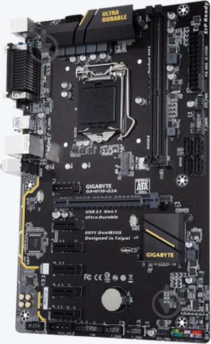 Материнська плата Gigabyte GA-H110-D3A (Socket 1151, Intel H110, ATX) - фото 3