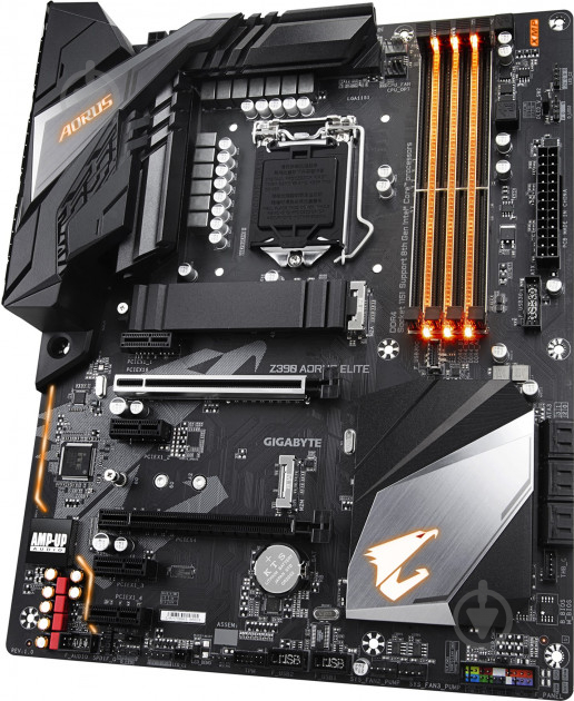 Материнская плата Gigabyte Z390 AORUS ELITE (Socket 1151, Intel Z390, ATX) - фото 3