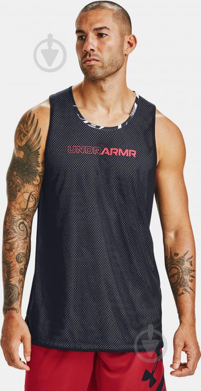 Майка Under Armour UA BASELINE REVERSIBLE TANK 1356866-001 XL чорний - фото 3