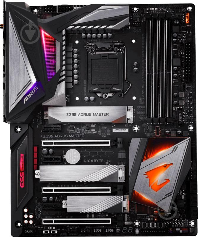 Материнская плата Gigabyte Z390 AORUS MASTER (Socket 1151, Intel Z390, ATX) - фото 2