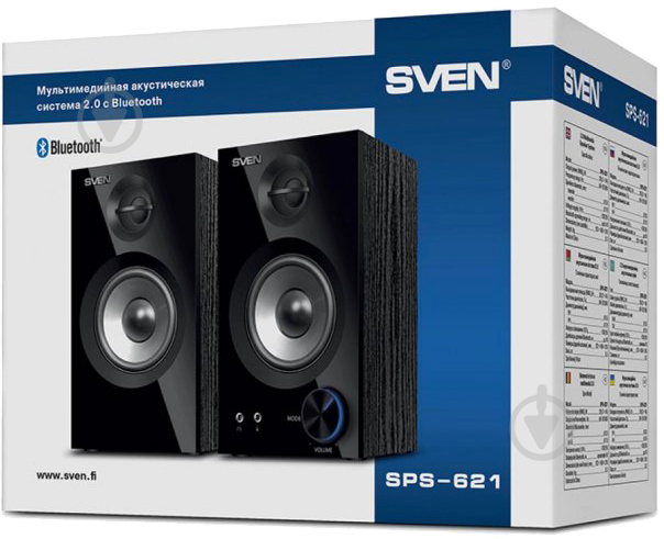 Акустична система Sven SPS-621 Black 2.0 black - фото 6