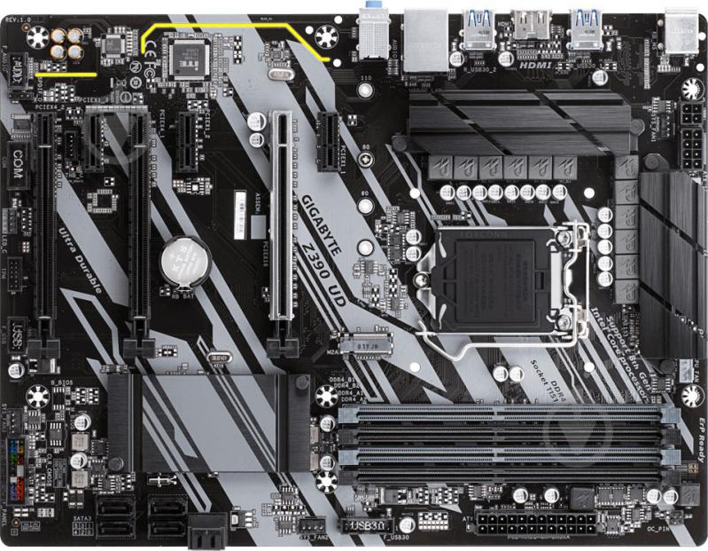 Материнська плата Gigabyte Z390 UD (Socket 1151, Intel Z390, ATX) - фото 6