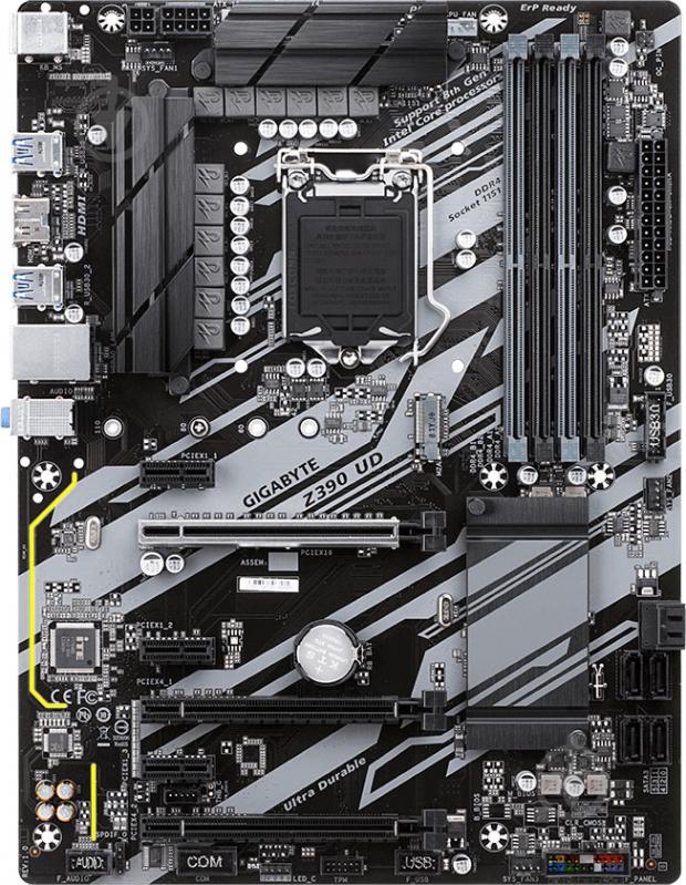 Материнська плата Gigabyte Z390 UD (Socket 1151, Intel Z390, ATX) - фото 2