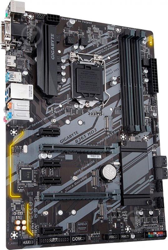 Материнська плата Gigabyte B365 HD3 (Socket 1151, Intel B365, ATX) - фото 2